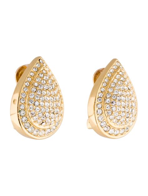 mise en dior ohrringe|christian dior clip on earrings.